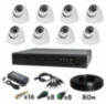Комплект видеонаблюдения AHD 2Мп Ps-Link KIT-A208HD / 8 камер